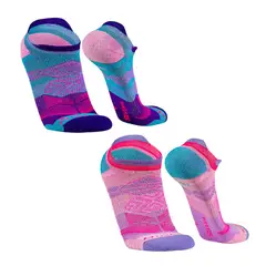 SILVERA NANOTECH - Calcetines cortos tobilleros deportivos running ciclismo gym unisex