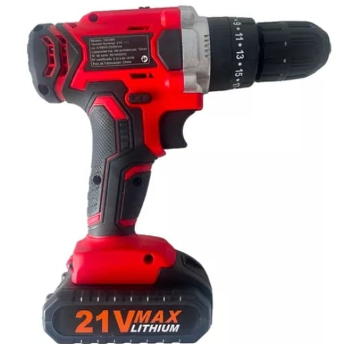 Taladro Percutor Destornillador Inalámbrico 21v Lernen, marca LERNEN - Foto 2