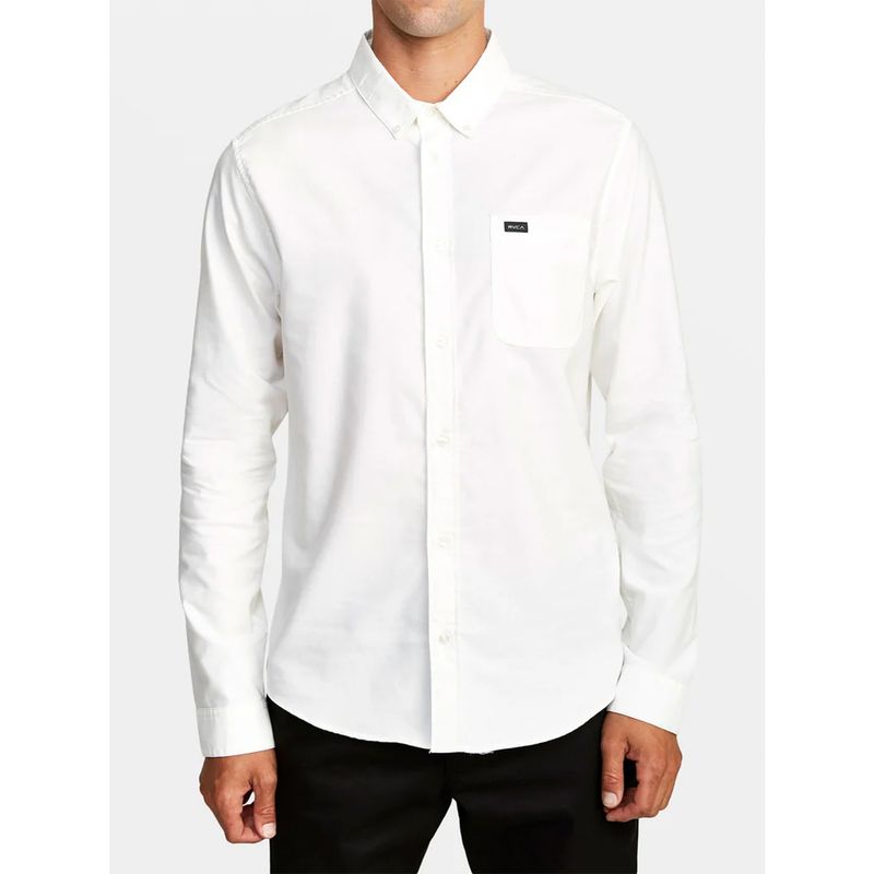 RVCA - Camisa Hombre That´Ll Do Stretch Blanca RVCA