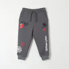 MARVEL - Pantalon De Buzo Niño Spiderman Super Hero Gris