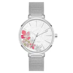 NINE WEST - Reloj NW3001FLSV Plateado - Plateado