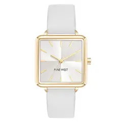 NINE WEST - Reloj NW2670GPWT Blanco - Blanco