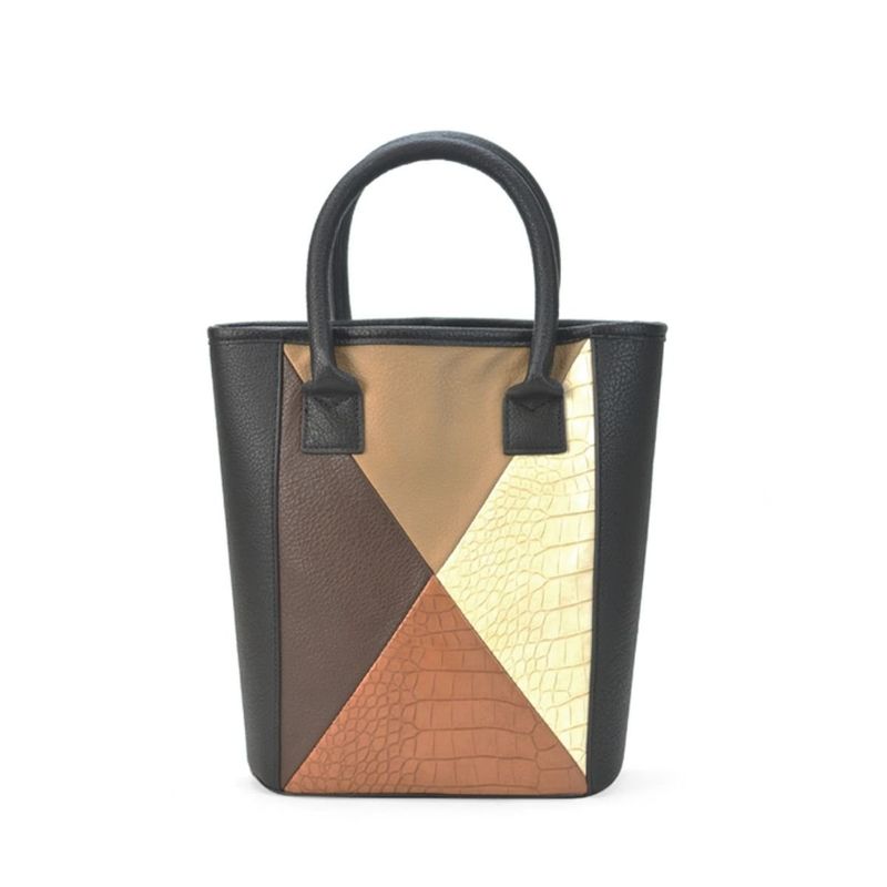 GENERICO - Matera Bolso Globus Negro Caramelo Lincolns - Cafe