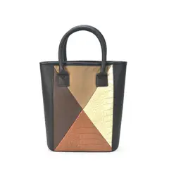 GENERICO - Matera Bolso Globus Negro Caramelo Lincolns - Cafe