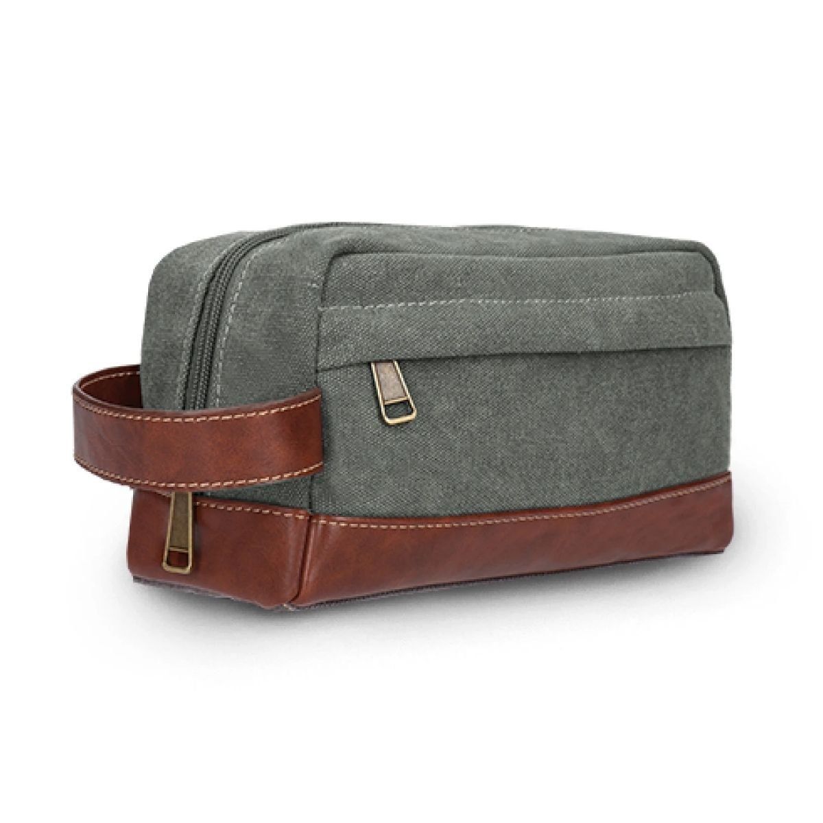 GENERICO - Neceser Canvas Alpes Verde Café Lincolns - Verde