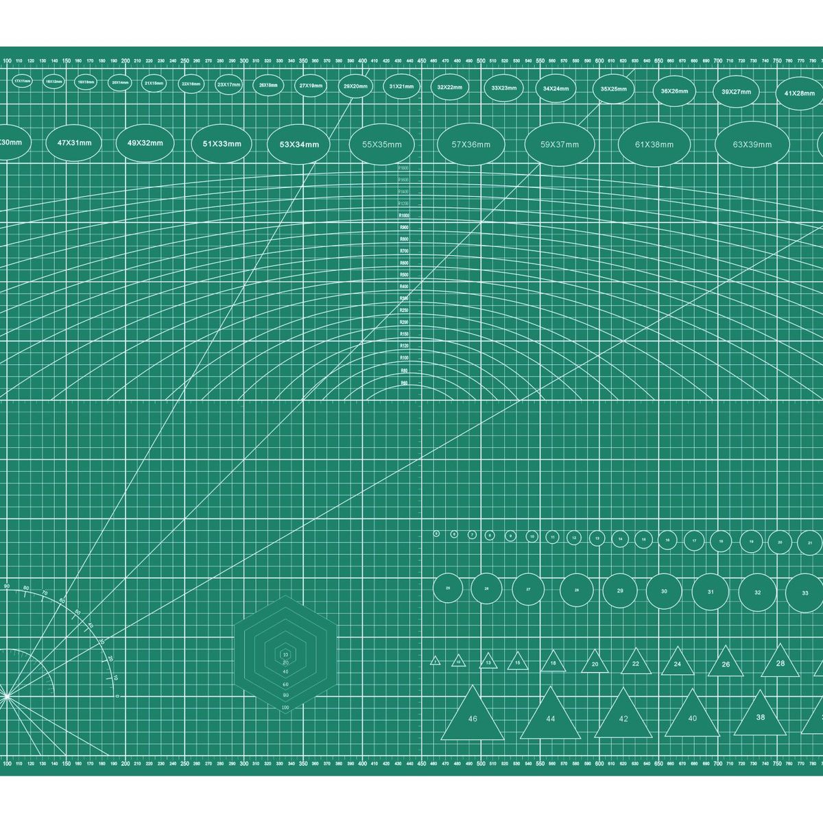 RD - Base Corte Tabla Salvacorte Rd Tapete A1 60x90cmVerde