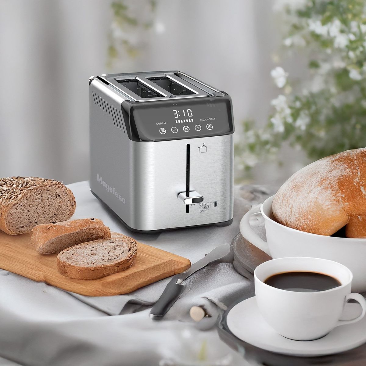 MAGEFESA - Tostador Eléctrico Digital Magefesa Rise Digit MGF3333