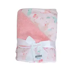 PUMUCKI - Manta Sherpa Doble Rosado