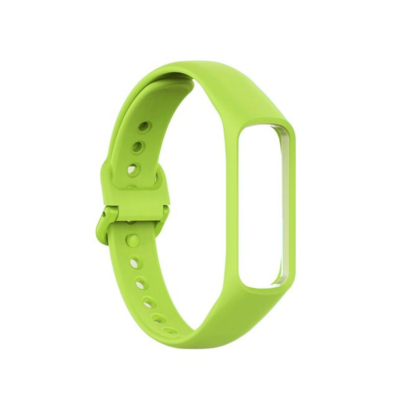 GENERICO - Correa Silicona Para Samsung Galaxy Fit 2 R220 / Verde Manzana