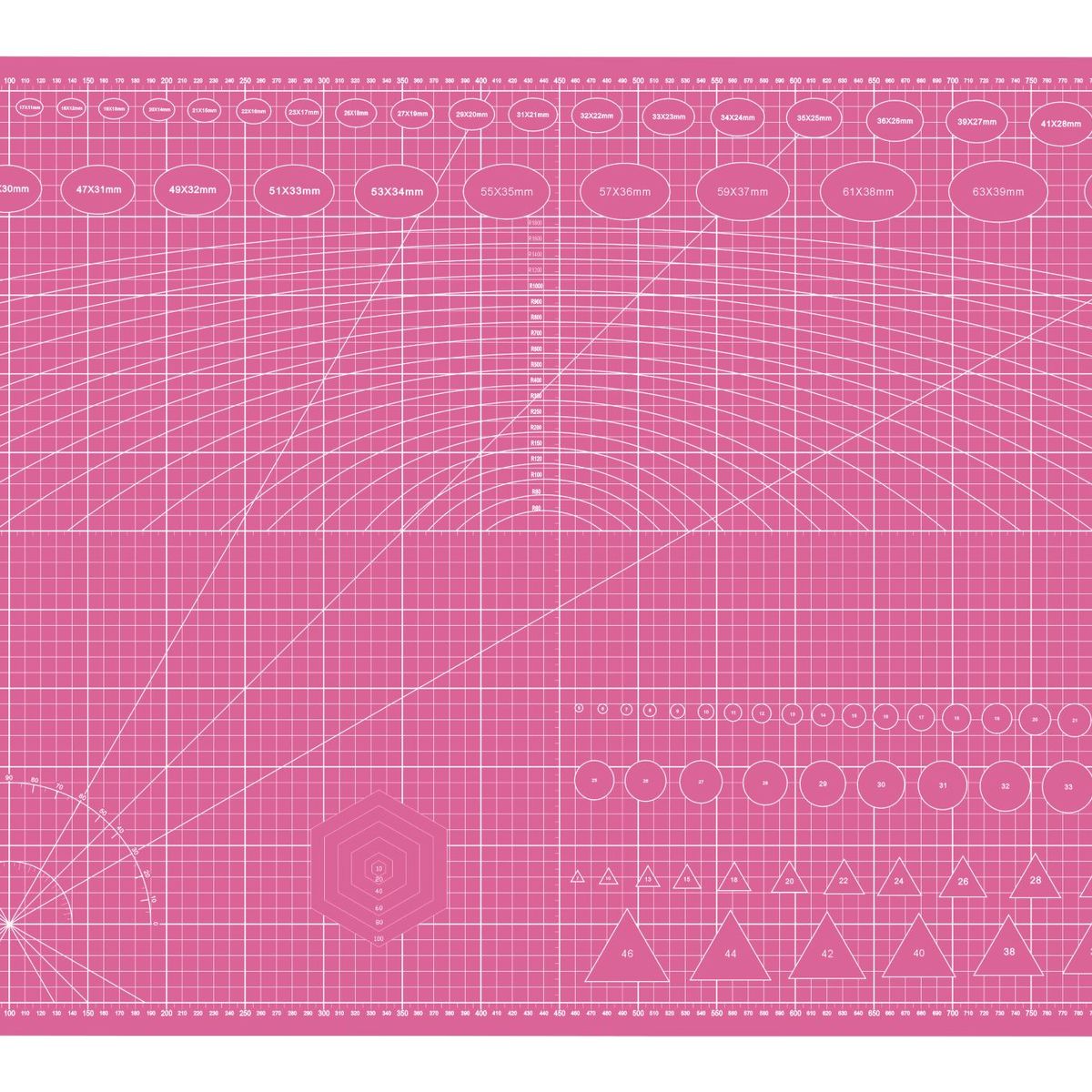 RD - Base Corte Tabla Salvacorte Rd Tapete A1 60x90cm Rosa