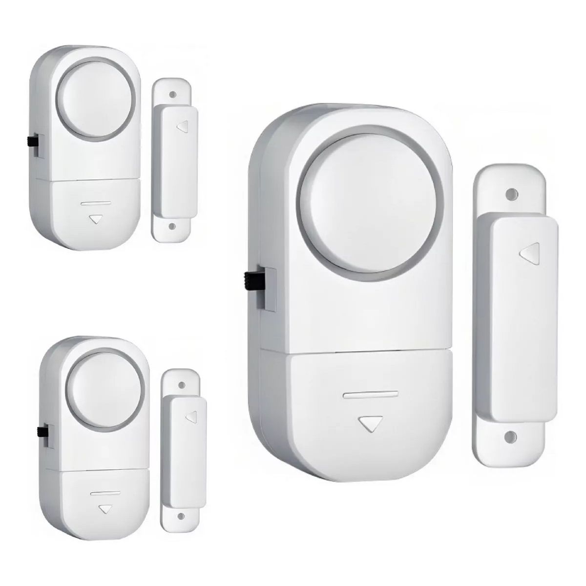 UNIVERSAL - Pack 3 Alarma Para Puerta Ventana Con Sensor Magnético 90db