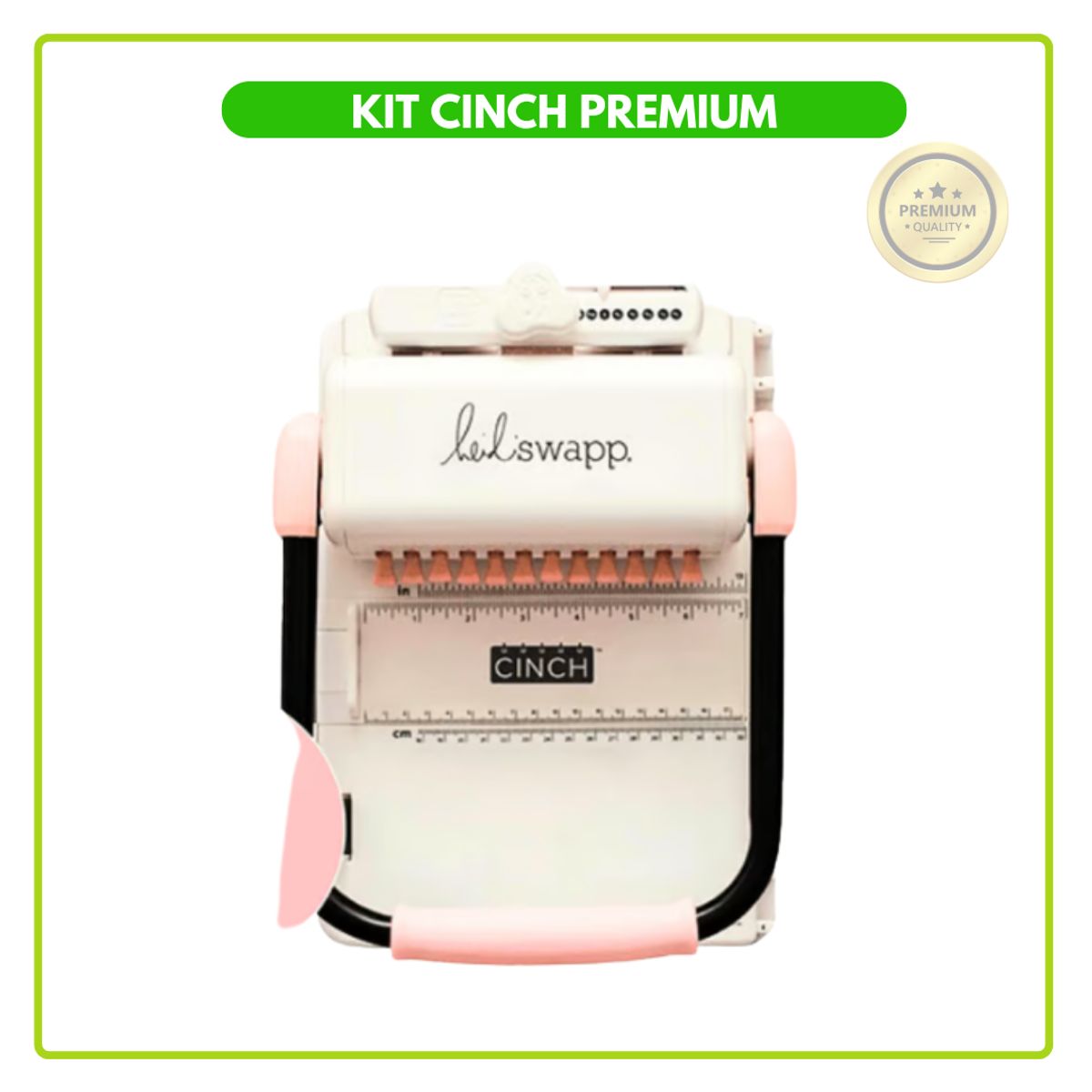 AMERICAN CRAFTS - Cinch Rosada + 3 planners+ 3 ANILLOS +Laminado en Frio SFJ9