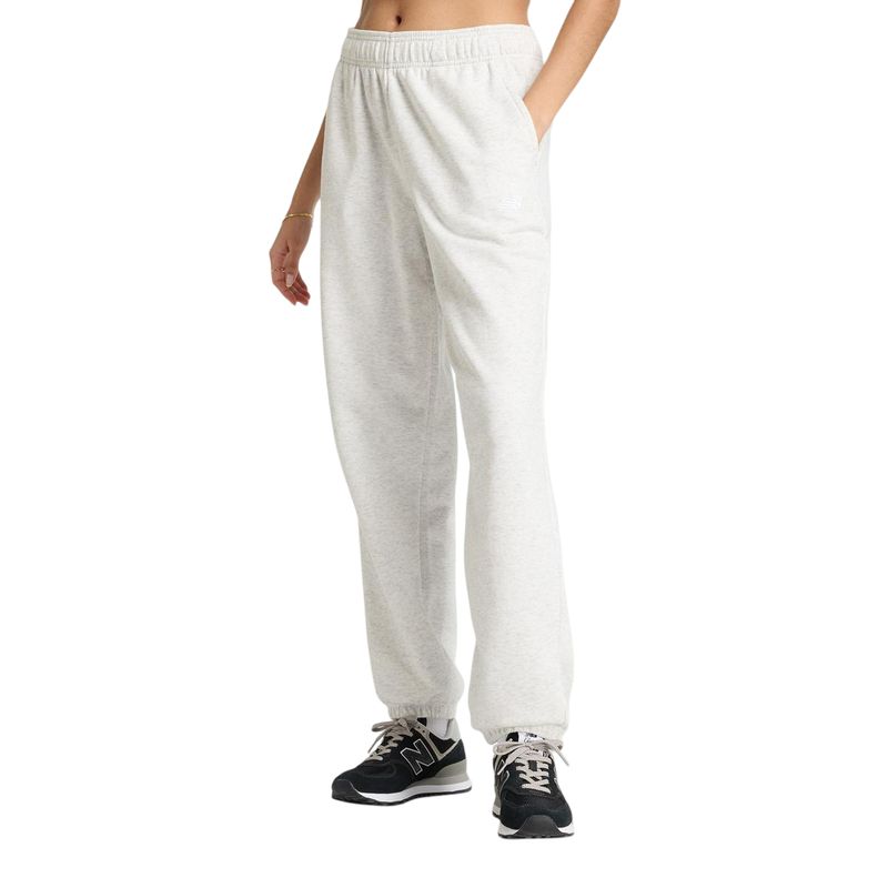 NEW BALANCE - Pantalón Jogger Lifestyle Mujer New Balance Gris