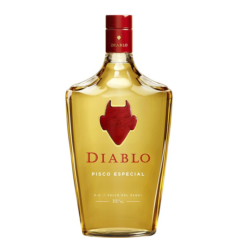 DIABLO - Pisco Diablo 35° Botella 1 Litro