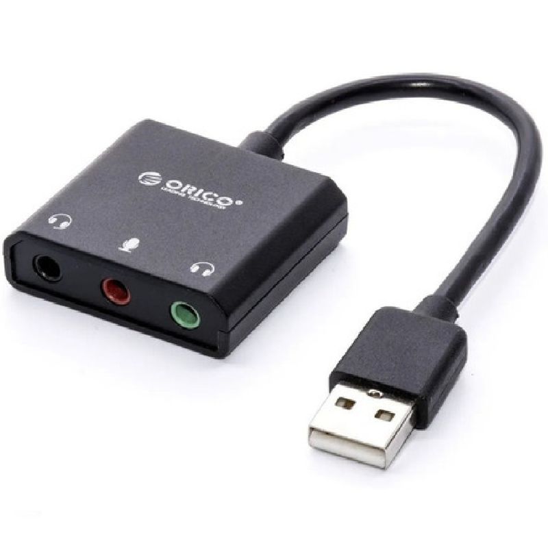 BAUL MAGICO - Usb Audio Orico - Adaptador De Audio Externo Para Pc Skt3