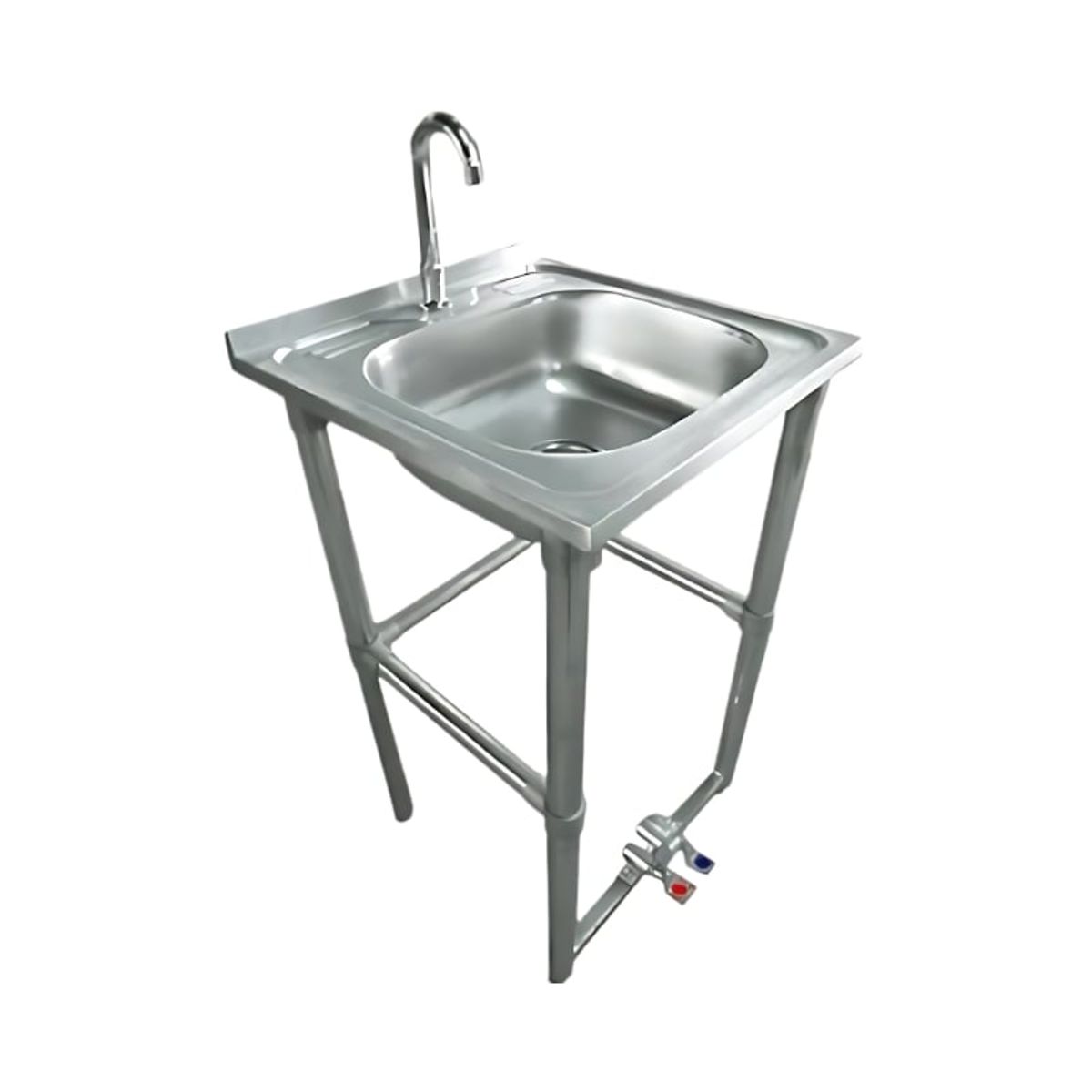 VA COMPANY & SUPPLY - Lavamanos Accion Pedal 50x50x85 cm + Grifo