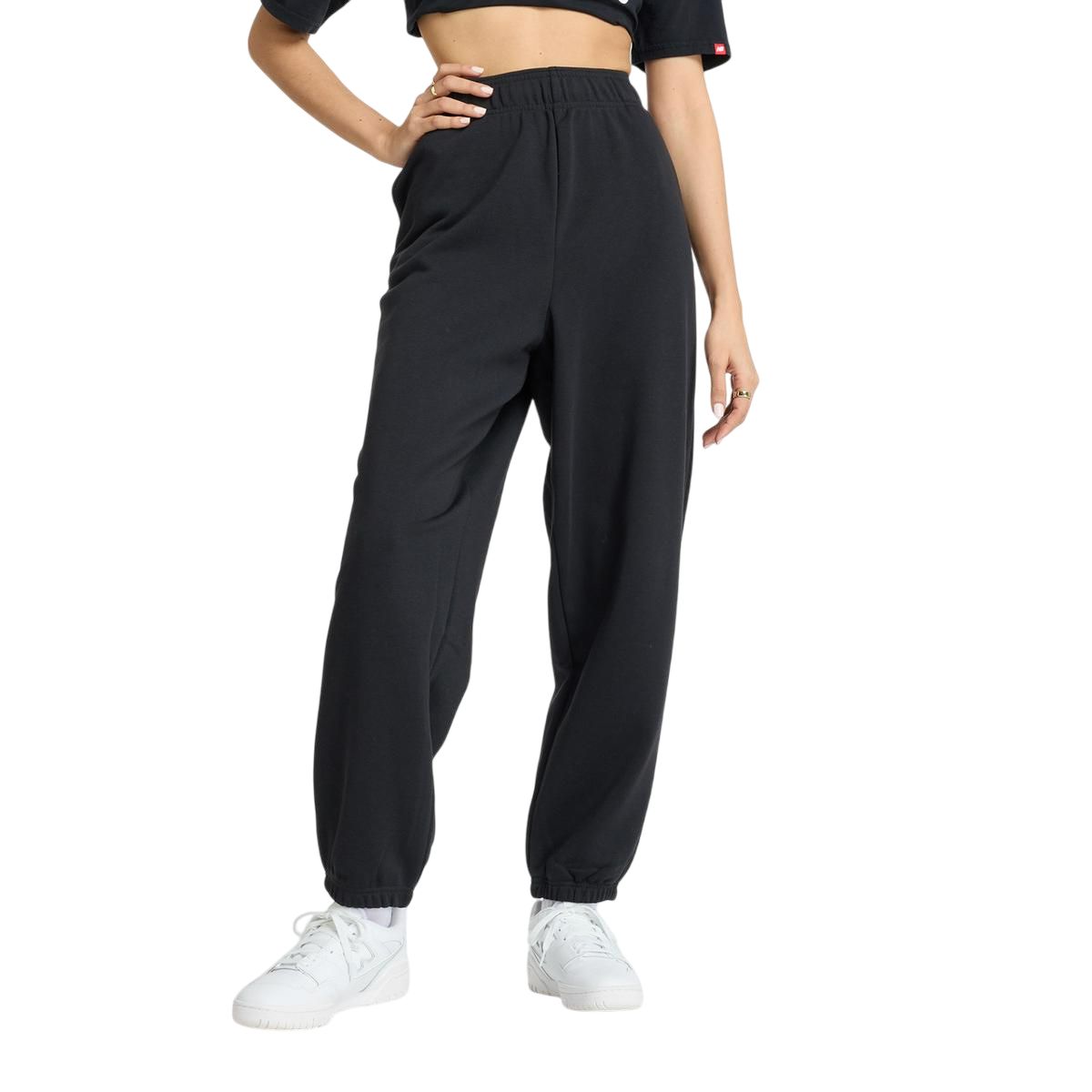 NEW BALANCE - Pantalón Jogger Lifestyle Mujer New Balance Negro