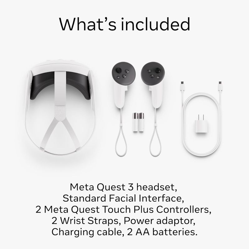 META Meta Quest 3 - 512GB Almacenamiento Realidad Mixta