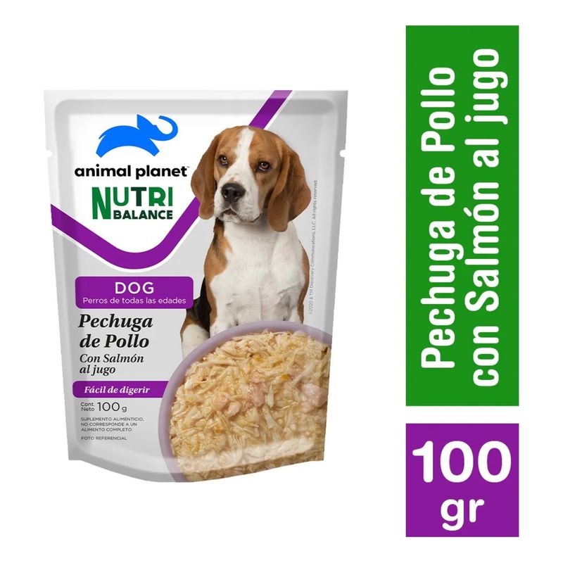 ANIMAL PLANET - Pack 12  Alimento Perro Humedo Pollo 100 Gr Animal Planet NB