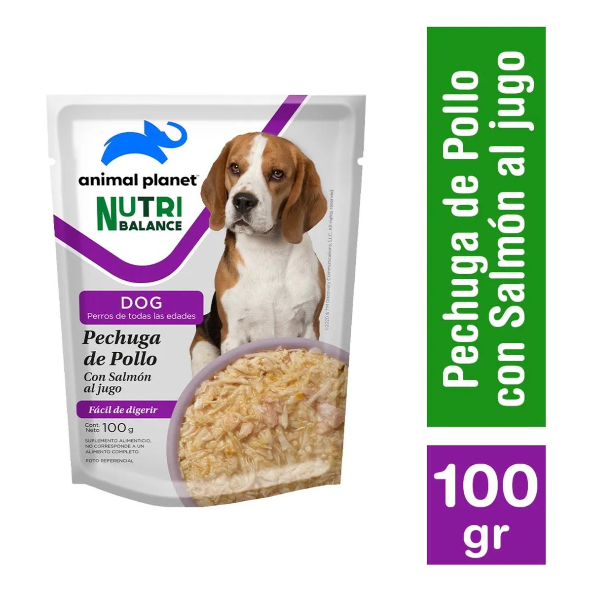 ANIMAL PLANET - Pack 12  Alimento Perro Humedo Pollo 100 Gr Animal Planet NB