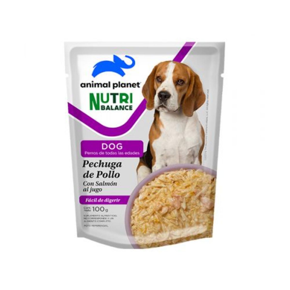 ANIMAL PLANET - Pack 12  Alimento Perro Humedo Pollo 100 Gr Animal Planet NB