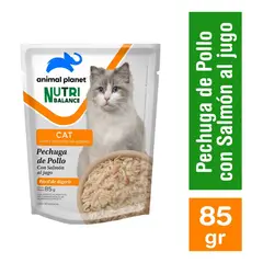 ANIMAL PLANET - Pack 12 Alimento Gato Humedo Pollo 85 Gr