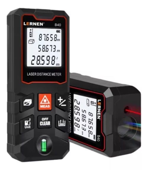 LERNEN - Medidor De Distancia Laser Digital 40m Lernen Con Accesorios
