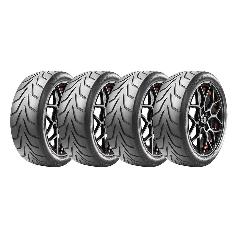 GENERICO - SET X 4 Neumáticos 195/55R15 85V MAXSPEEDR1 Sumaxx H/T Race TL WLT CHN Izquierdo