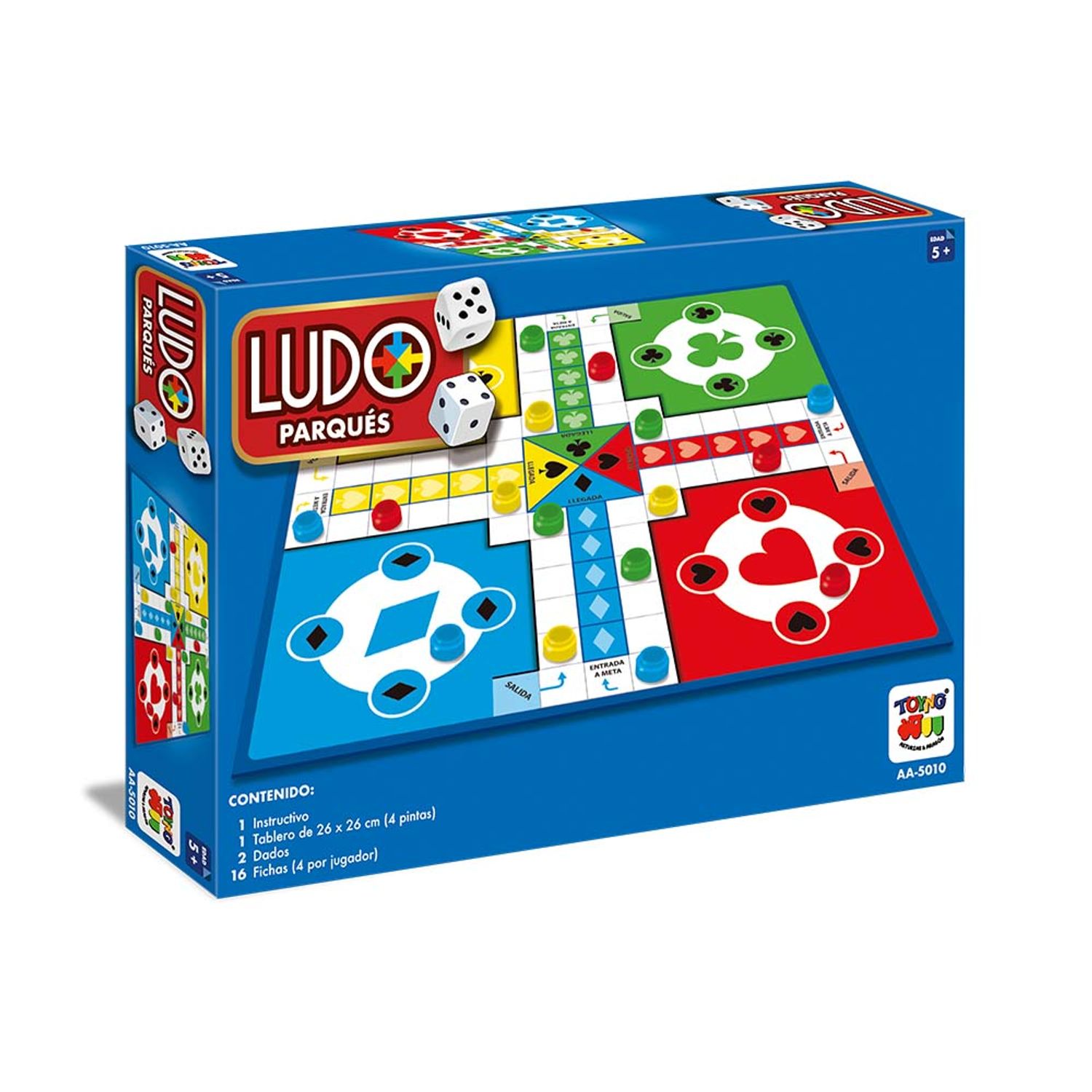 TOYNG Juego de Mesa Ludo Clásico Toyng