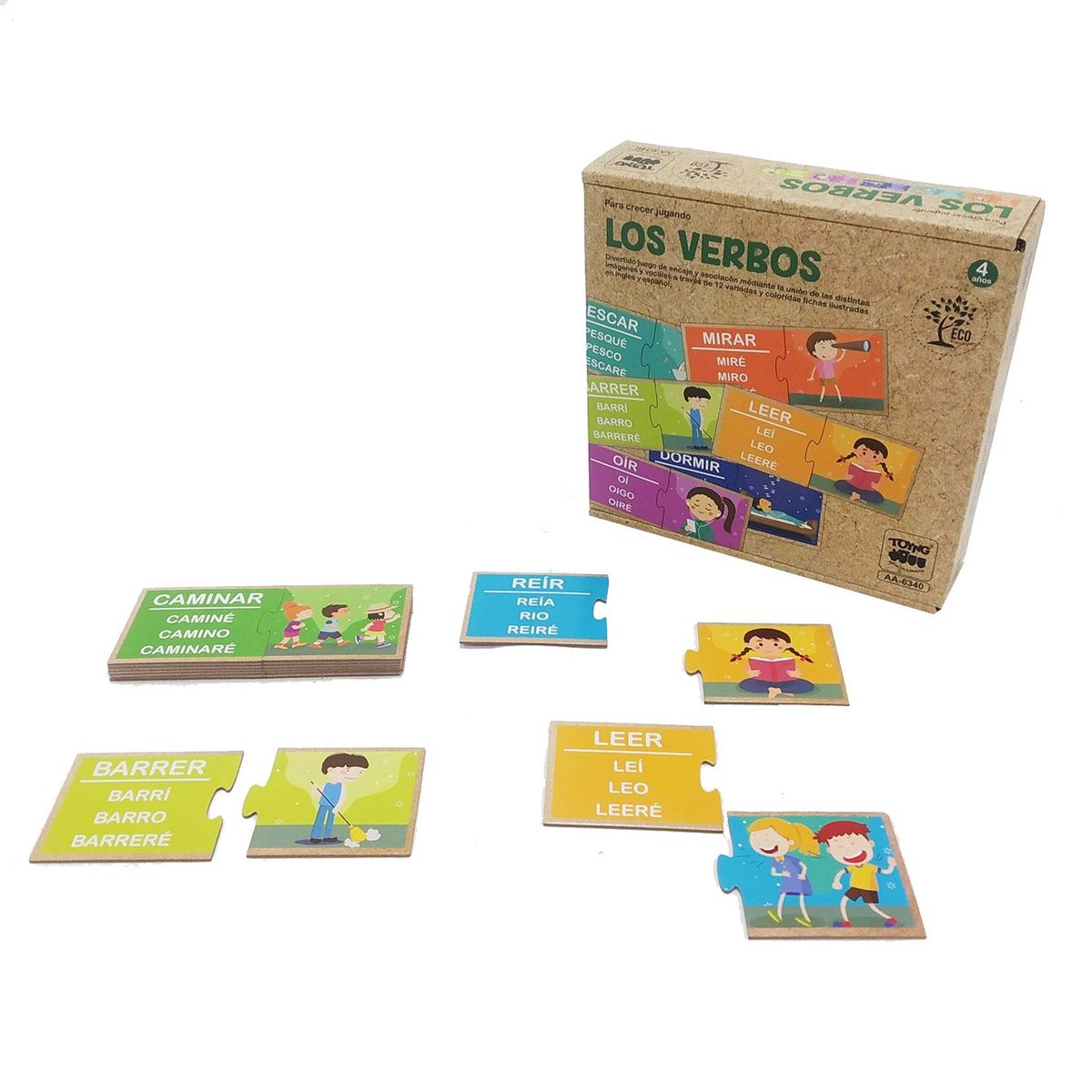 TOYNG - Juego Educativo Juego Educativo Los Verbos - Toyng