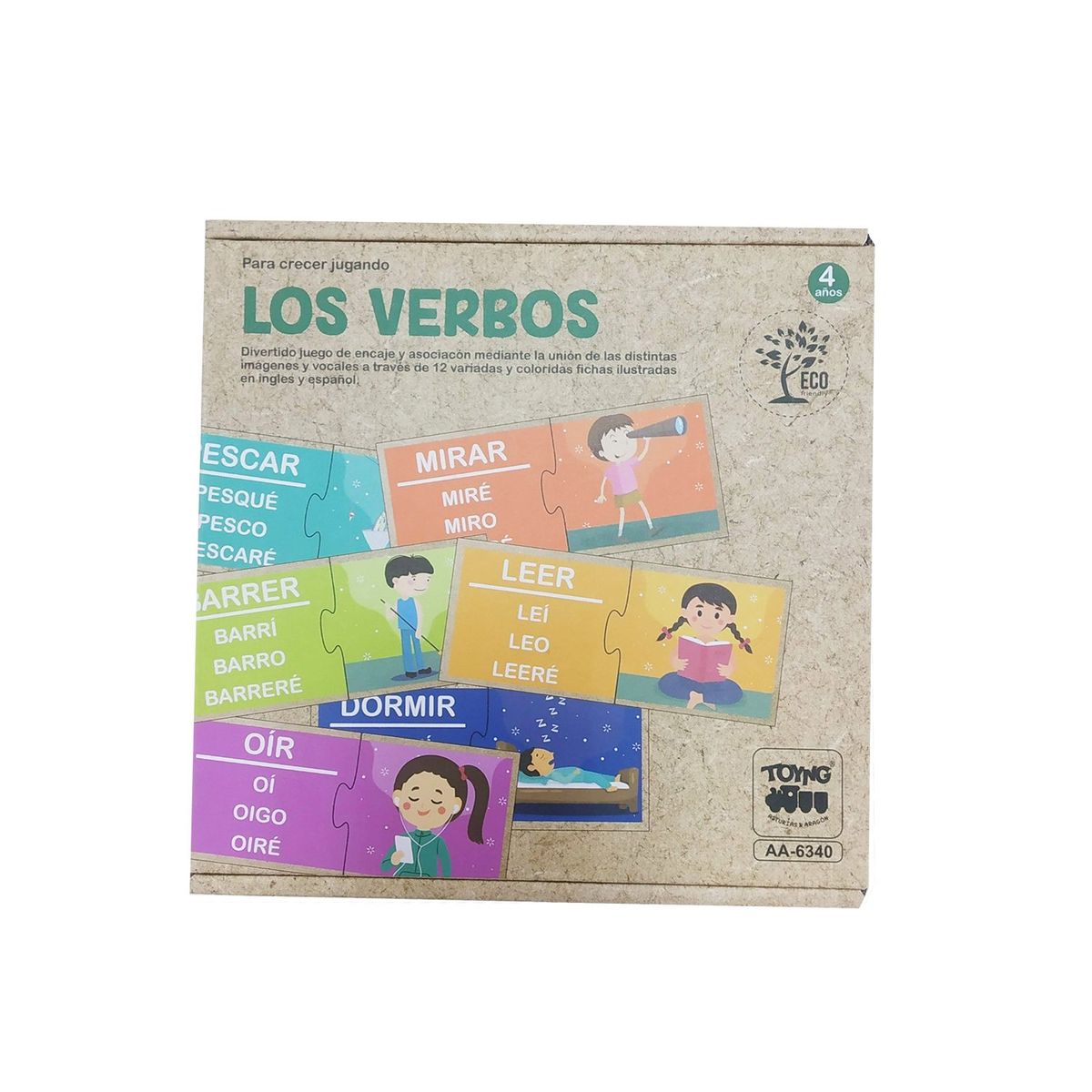 TOYNG - Juego Educativo Juego Educativo Los Verbos - Toyng