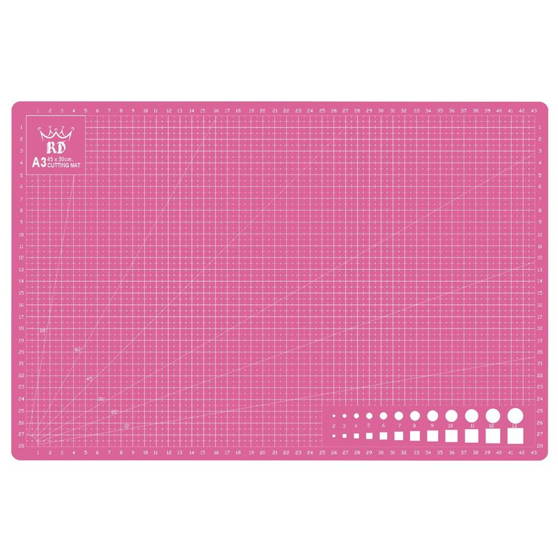 RD - Base Tabla Salvacorte A3 Tapete Corte 30x45cm Rd Rosa
