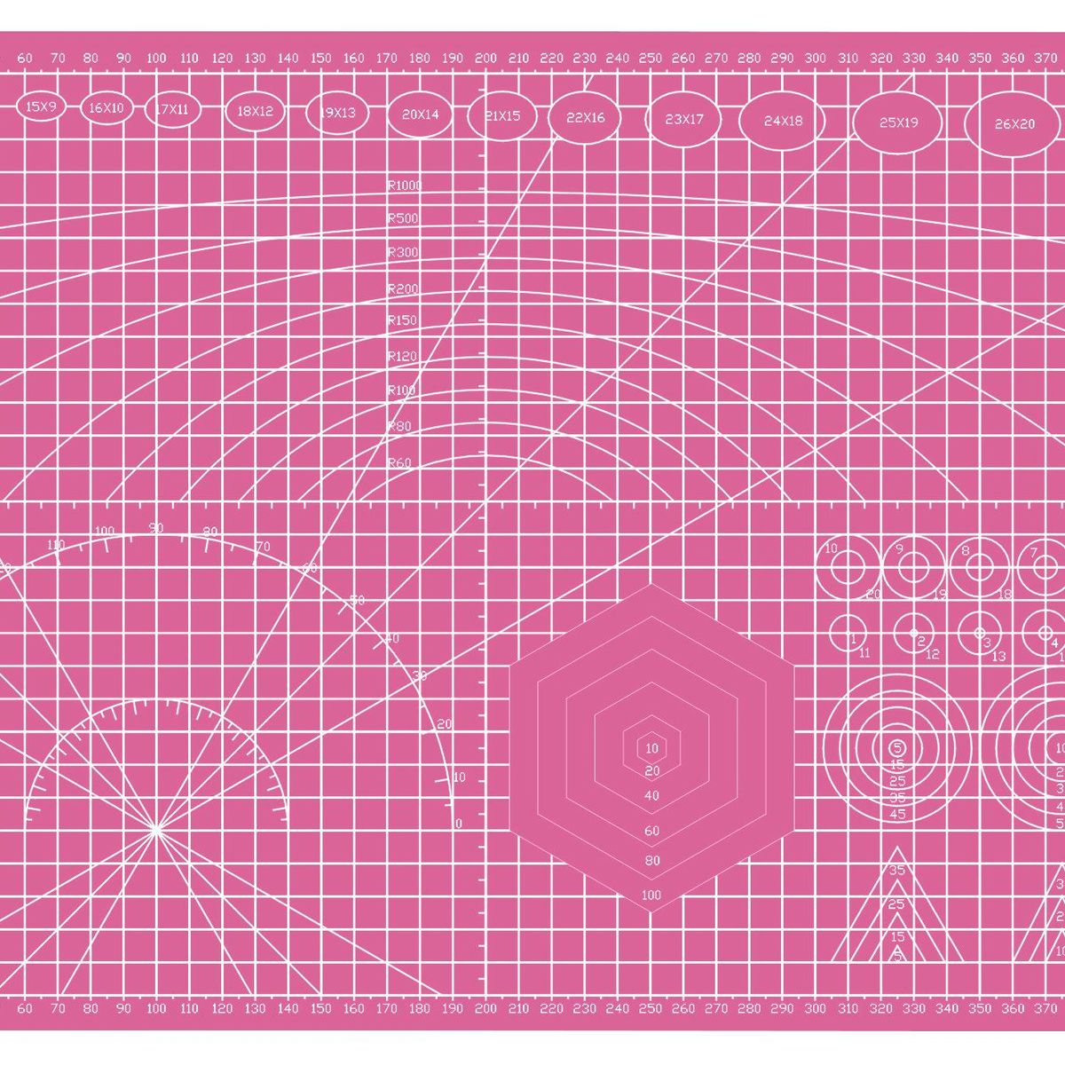 RD - Base Tabla Salvacorte A3 Tapete Corte 30x45cm Rd Rosa