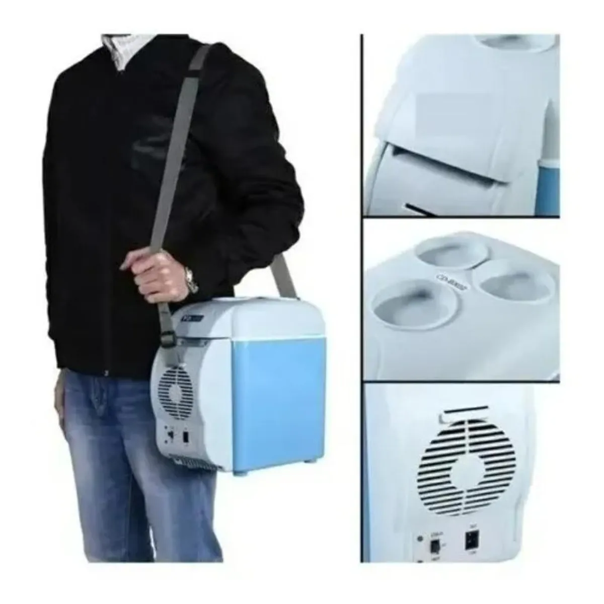 GENERICO - Refrigerador  Calentador Eléctrico Portátil De Auto 12v