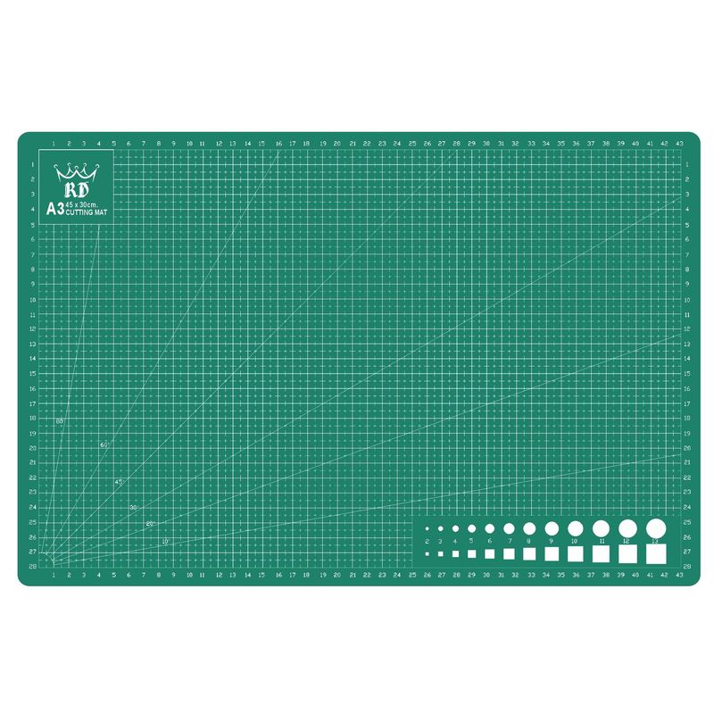 RD - Base Tabla Salvacorte A3 Tapete Corte 30x45cm Rd Verde
