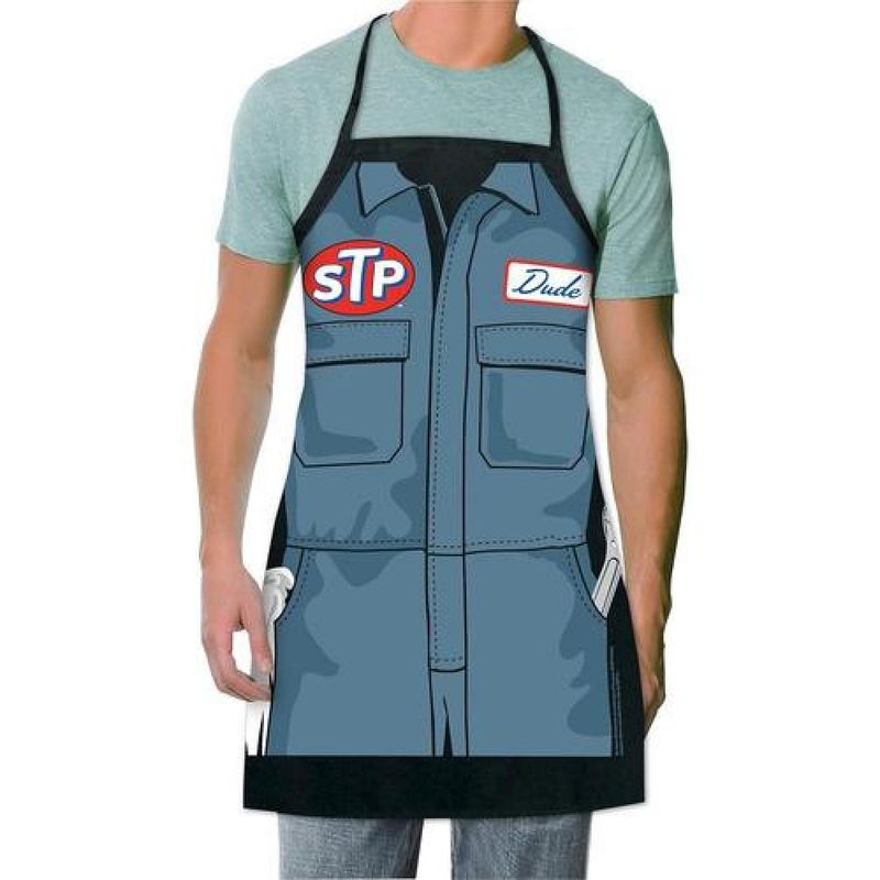 GENERICO - Delantal Cocina Divertido Mecanico Stp Be The Mechanic - Azul.