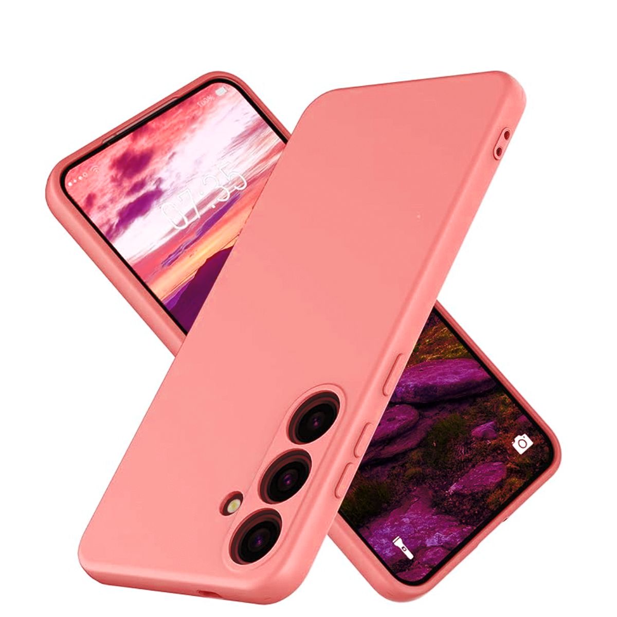 JOIGO - Carcasa Para Samsung S25 Plus Goma Coral