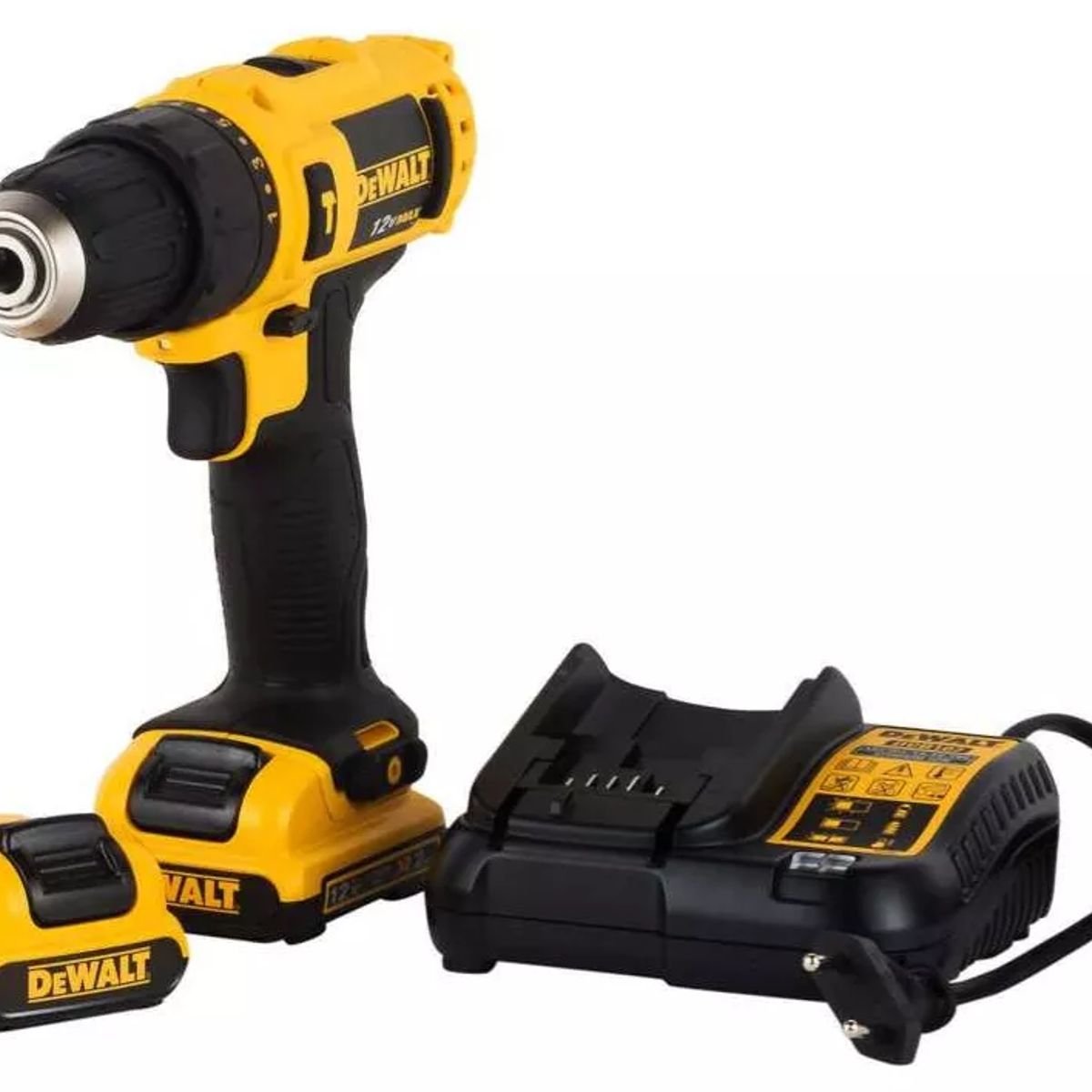 DEWALT - Taladro Percutor Inalámbrico De 10mm 12v Dewalt Dcd716d2-b2