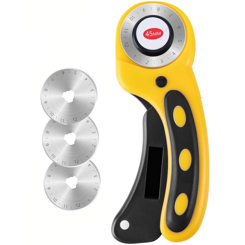 RD - Cortador Cutter Cuchillo Cartonero Rotativo Papel Tela Rd
