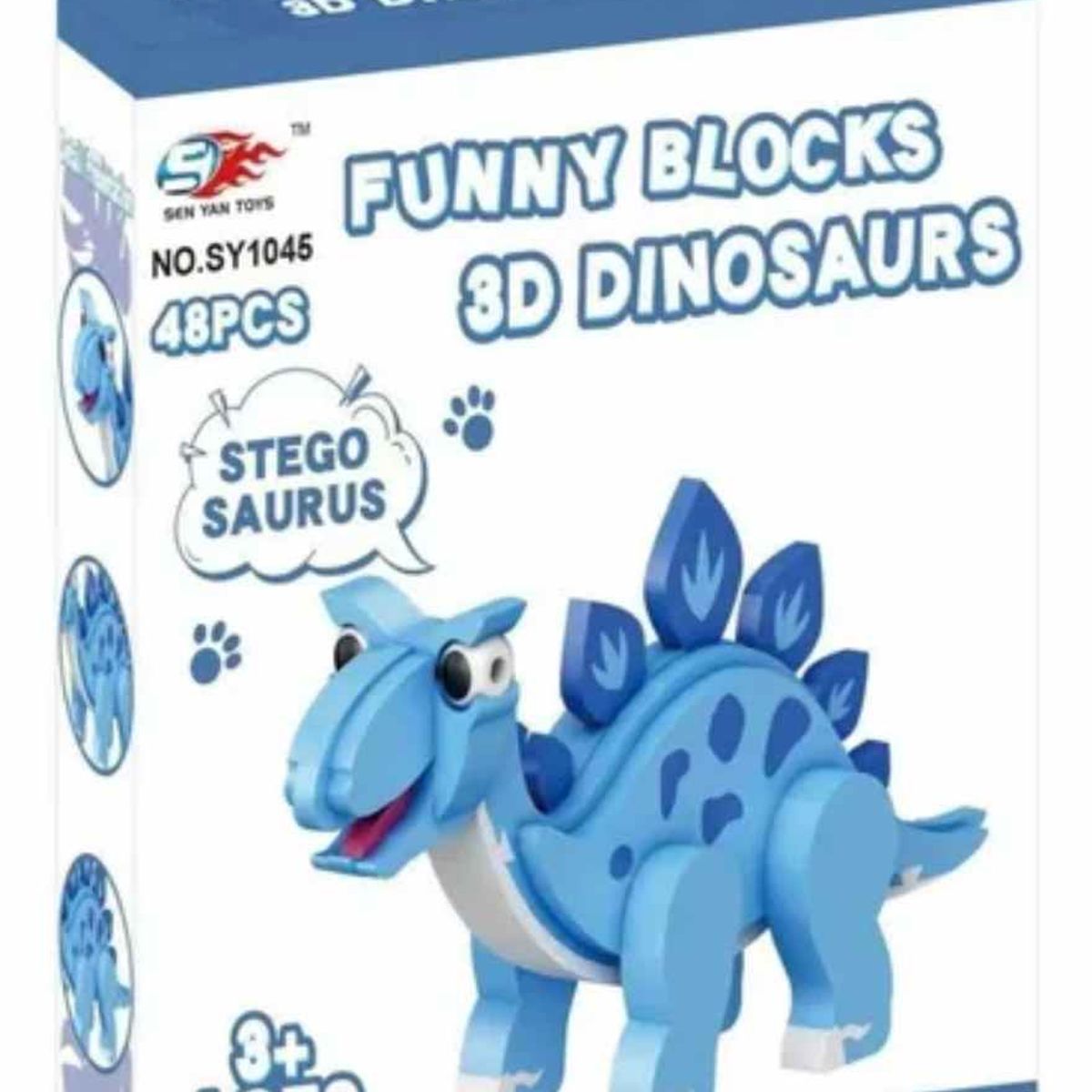 OEM - Bloques De Construcción De Eva 3D Stegosaurus 48 Piezas