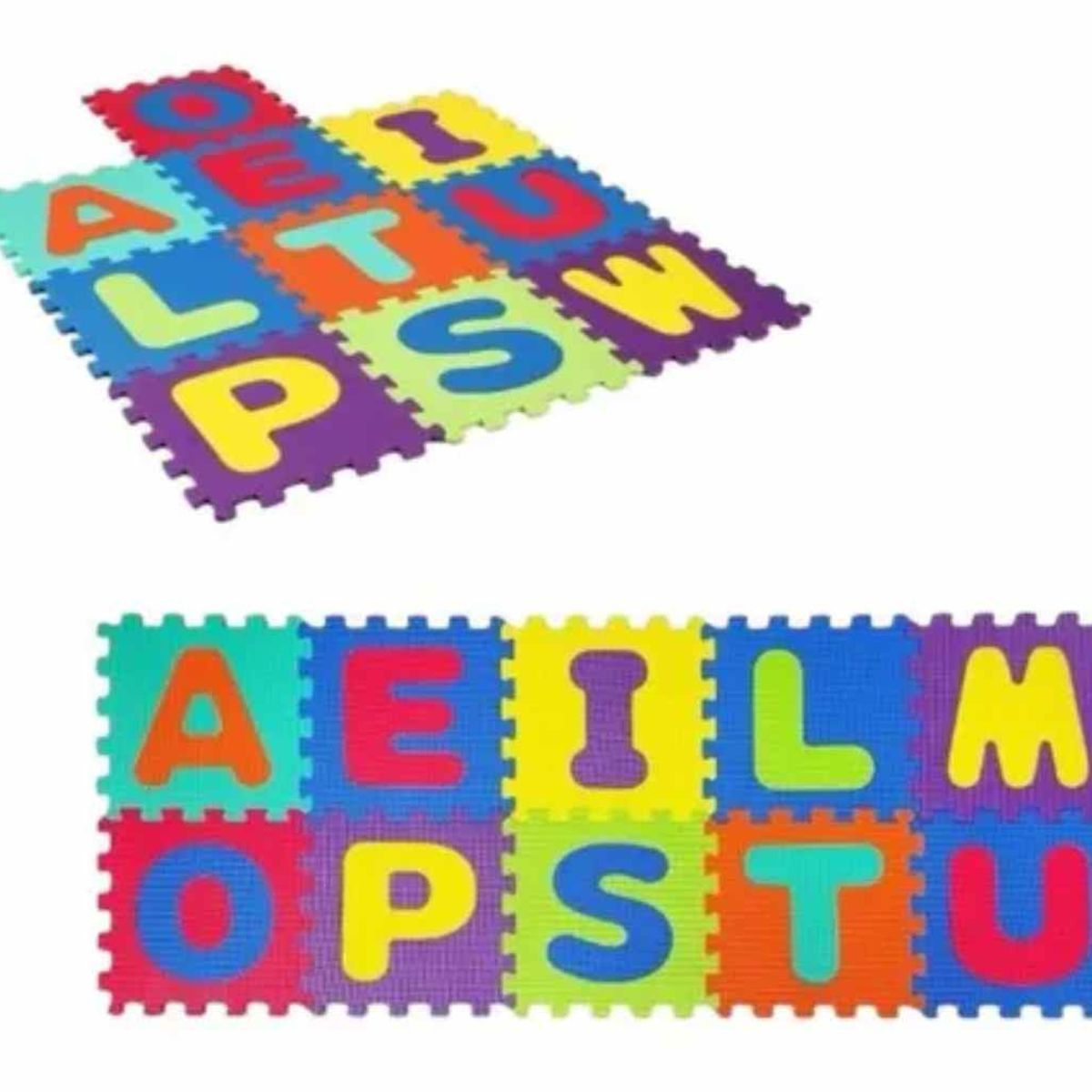 OEM - Alfombra Goma Eva Letras 10 Piezas