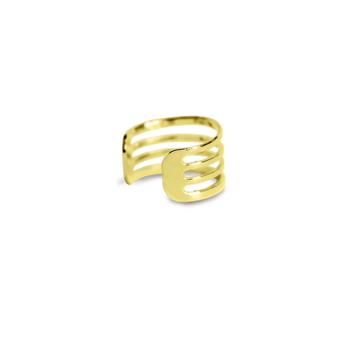 COGGIOLA - Aro Bidu 4 Argollas Enchapado Oro 18K