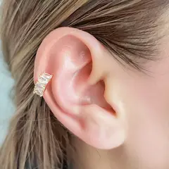 COGGIOLA - Aro Erica Bidu Circón Enchapado Oro 18K