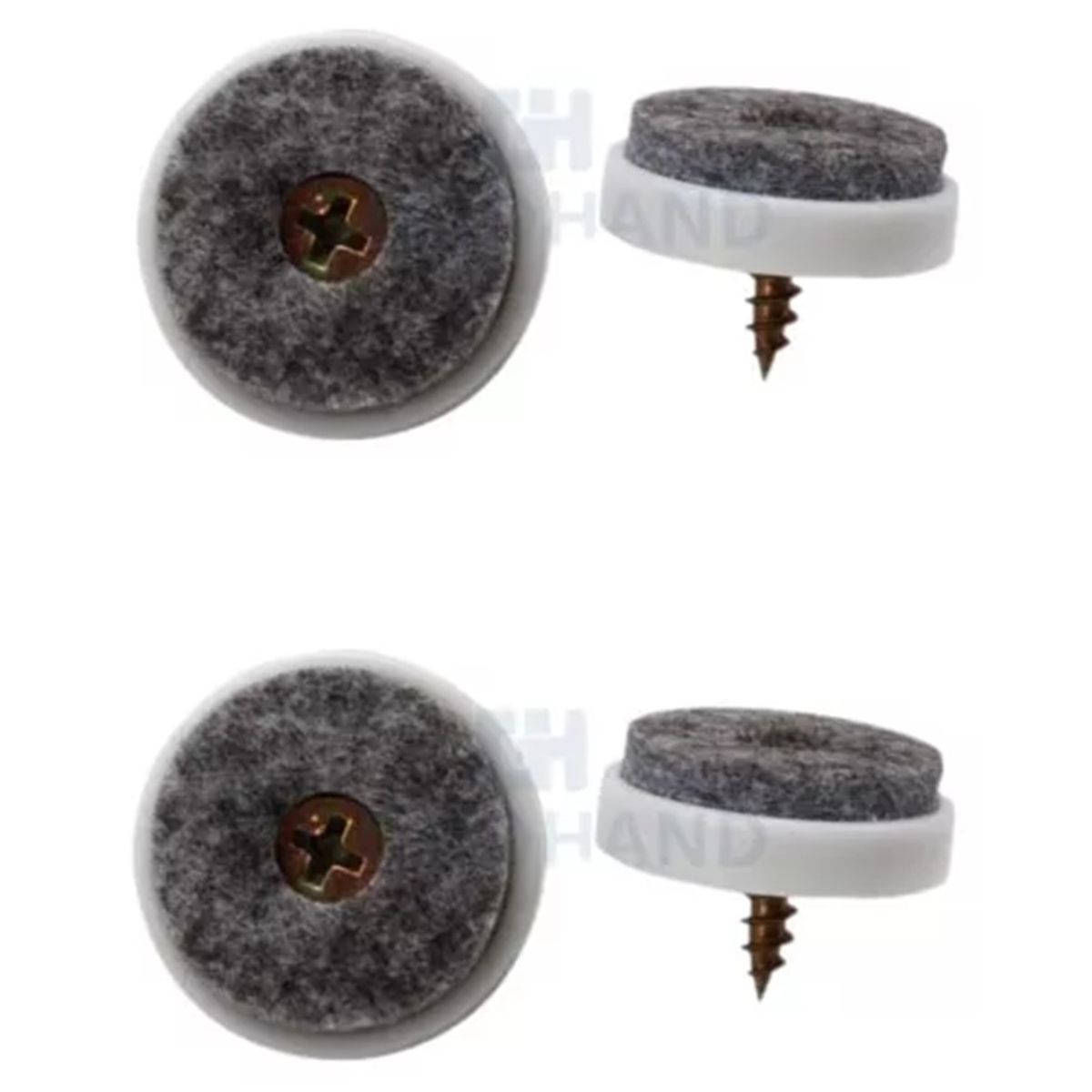 GENERICO - Patas Patín Mueble Sillón Silas Cama Sofá 20un Anti-rayas