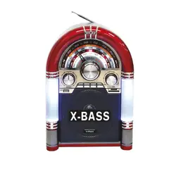 AUDIO PRO - Radio Retro Rockola Parlante Bluetooth Grande AM FM AP02053