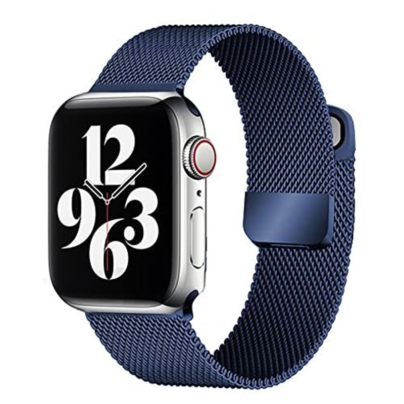 GENERICO - Correa Metalica Para Apple Watch 42 / 44 / 45mm - Azul