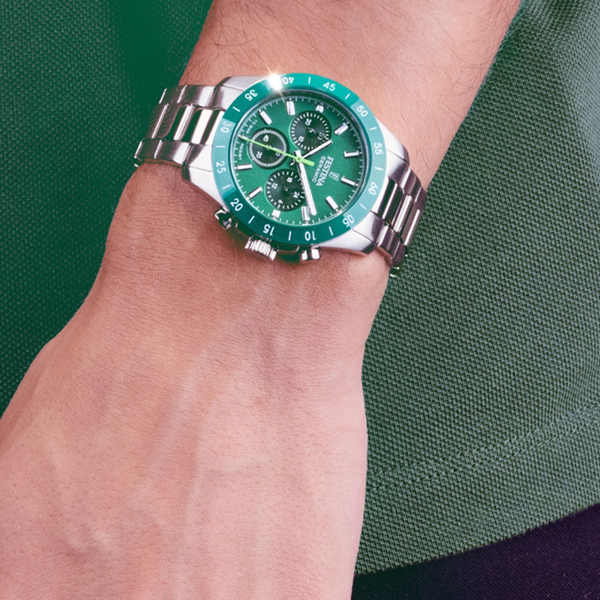 FESTINA - Reloj F20693/5 Festina Verde Mujer Ceramic