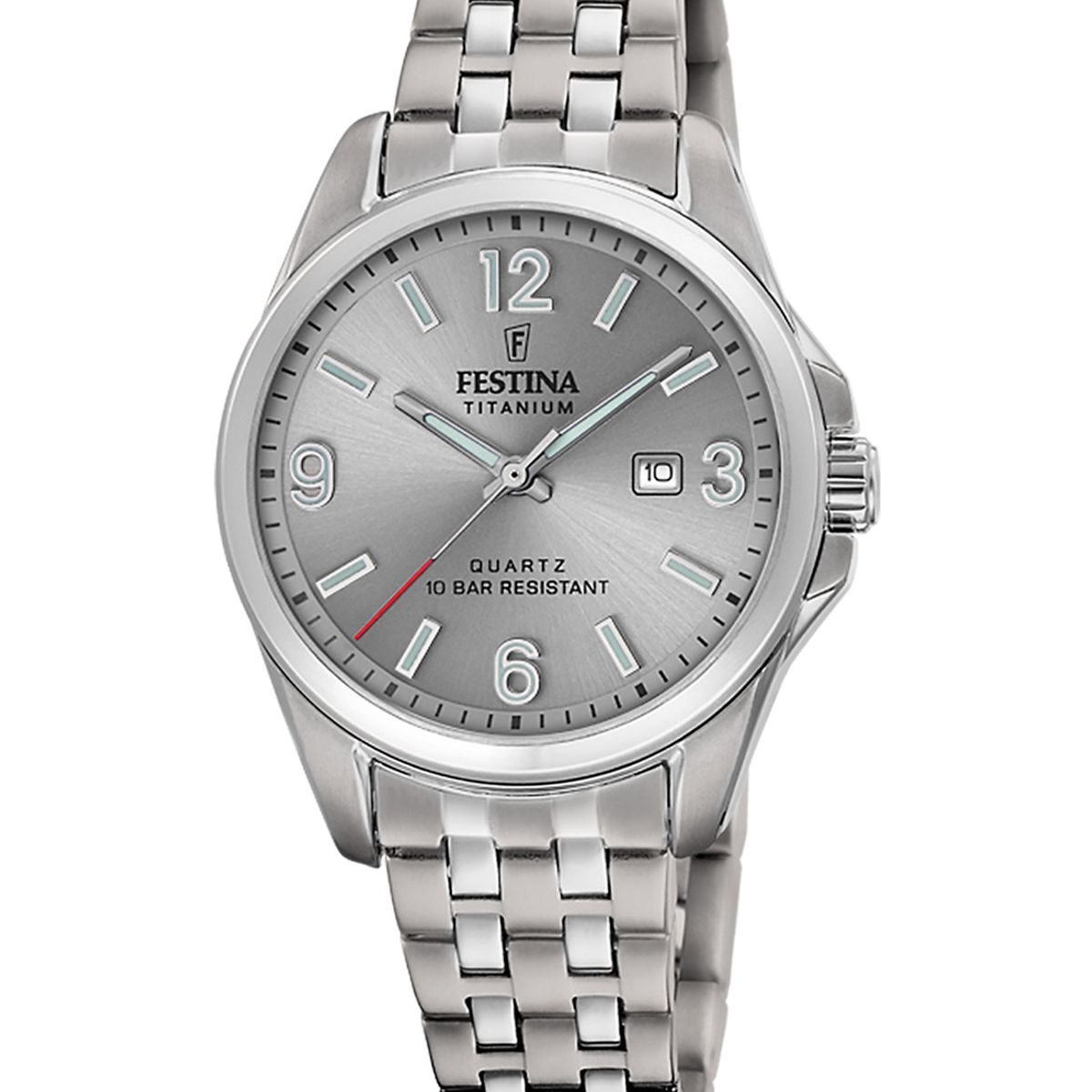 FESTINA - Reloj F20697/2 Festina Gris Mujer Calendario Titanium