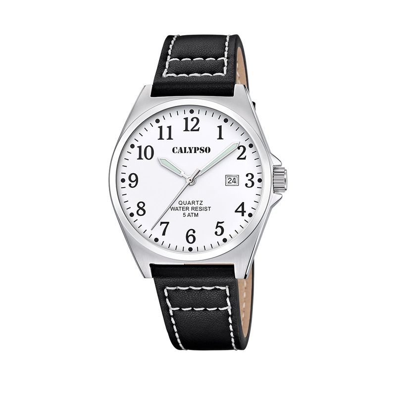 CALYPSO - Reloj K5868/1 Calypso Blanco Hombre Basic.-