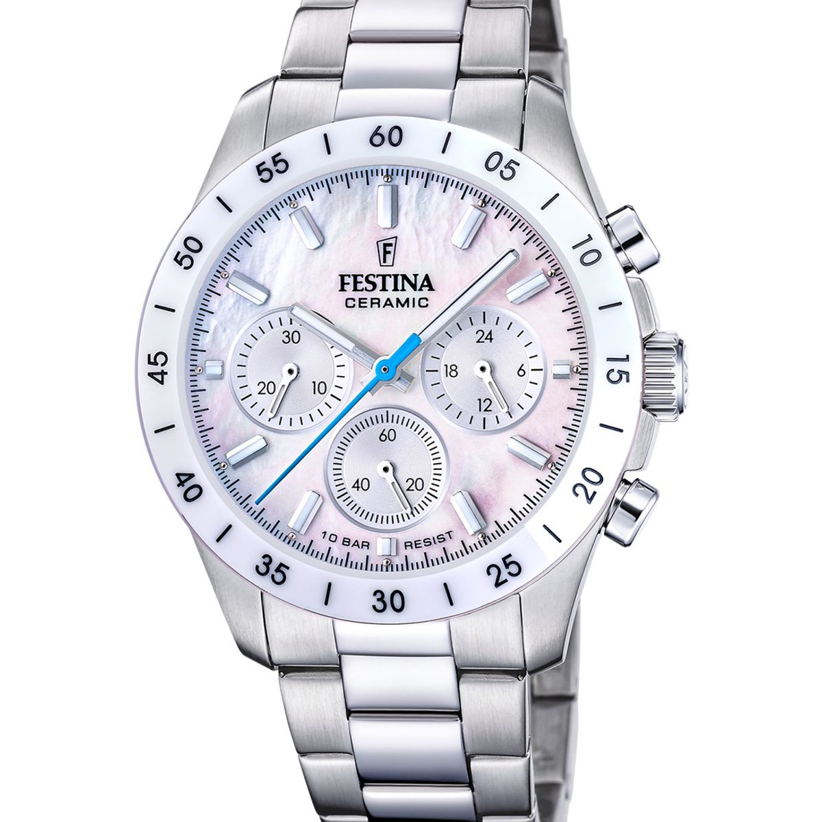 FESTINA - Reloj F20693/1 Festina Plateado Mujer Ceramic